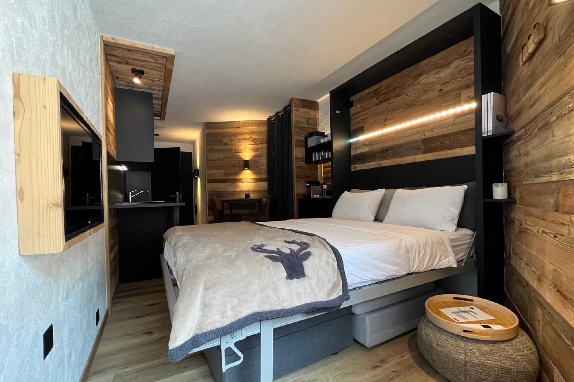 Les Cerfs - Appartement & Studio - Anzère Exteriér fotografie