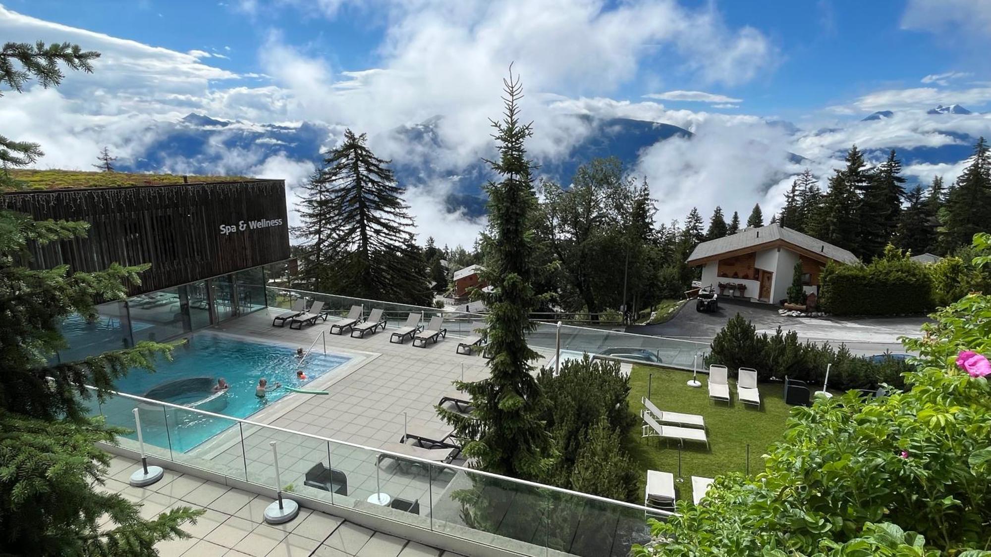 Les Cerfs - Appartement & Studio - Anzère Exteriér fotografie
